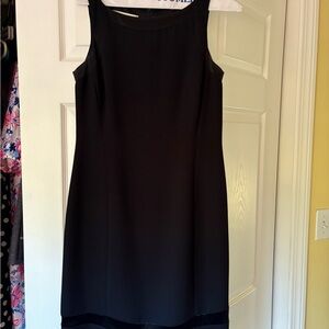 Jones New York Elegant Black Midi Dress